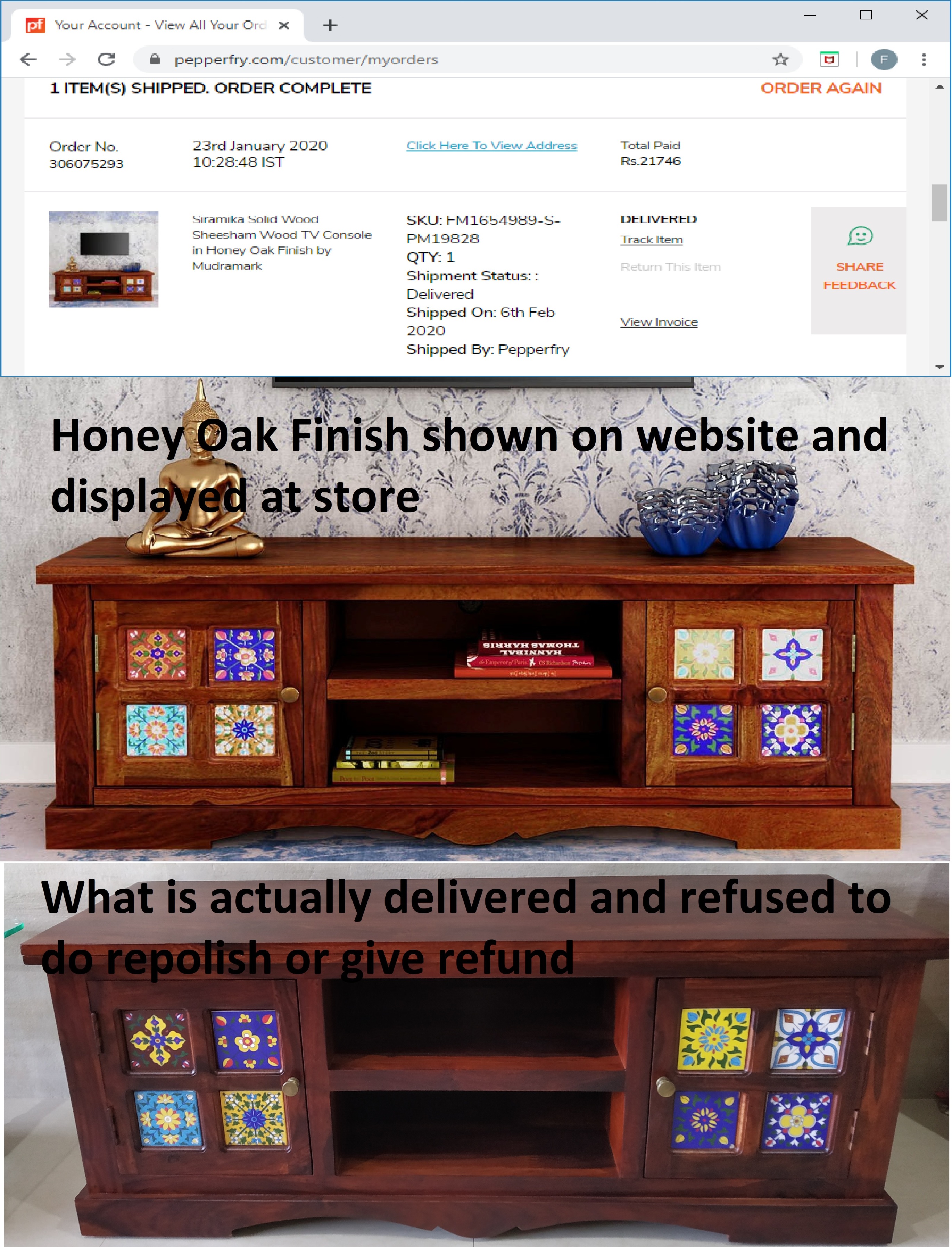 Pepperfry Reviews 246 Reviews of Sitejabber