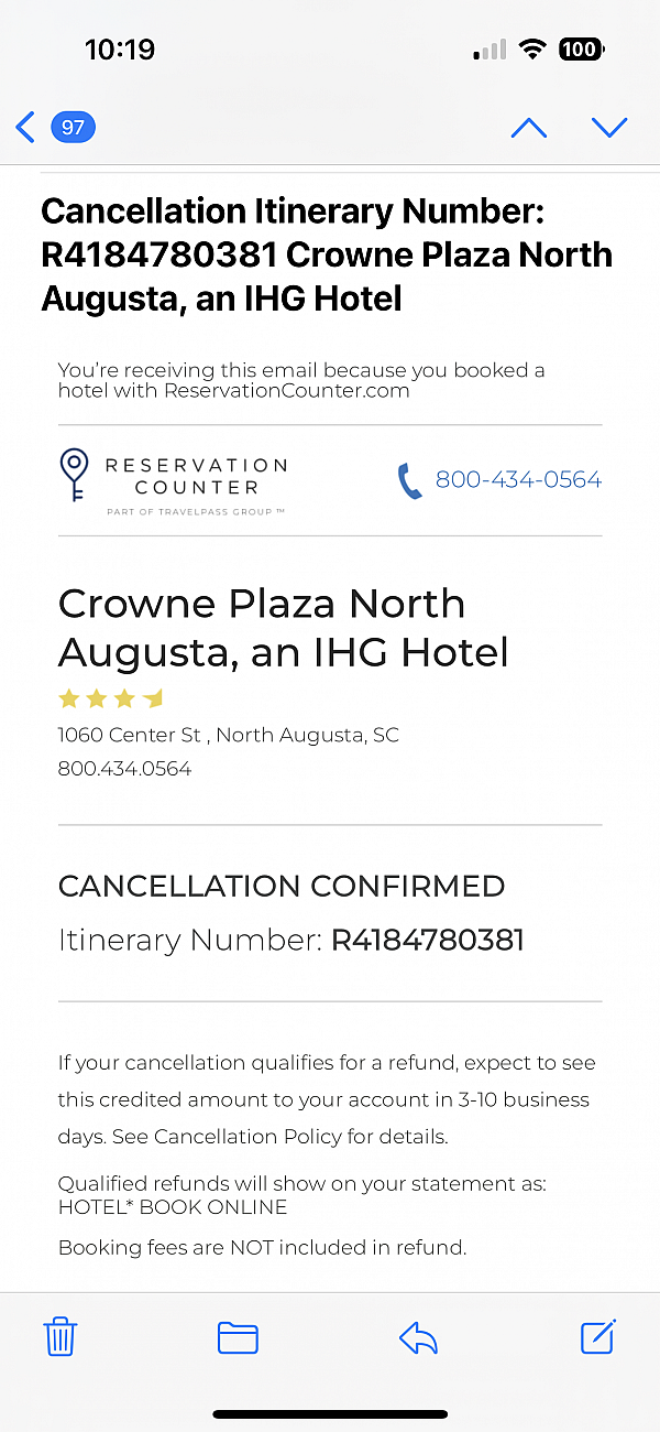 Reservation Counter product 0