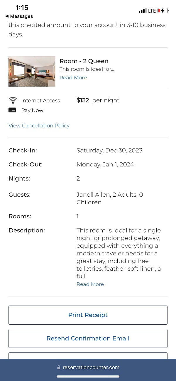 Reservation Counter product 0