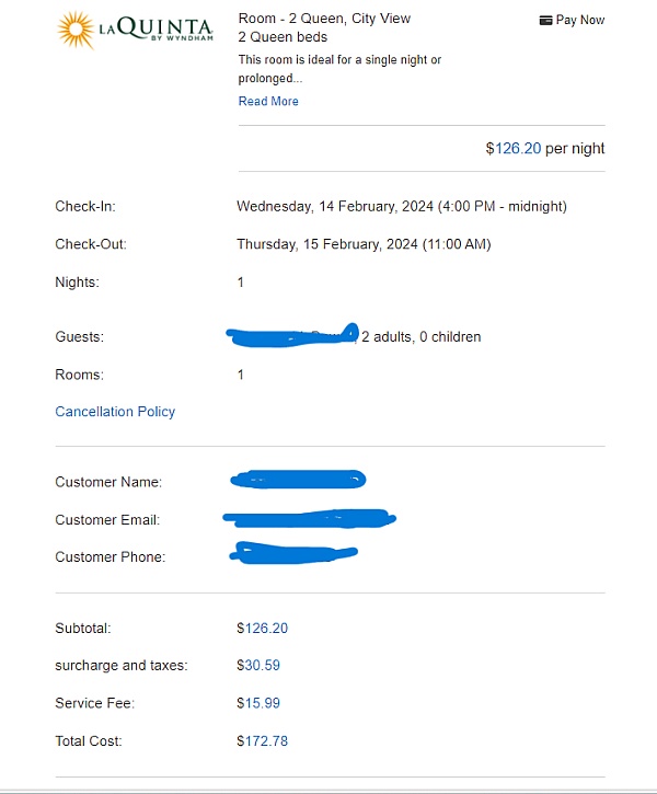 Reservation Counter product 0