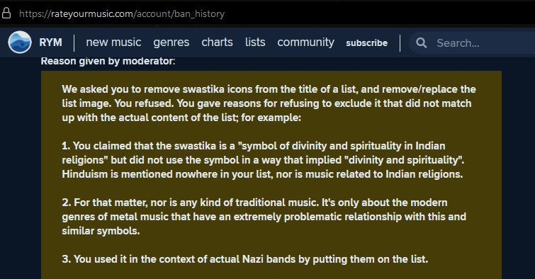 RYM COPYPASTA ARCHIVE - Rate Your Music