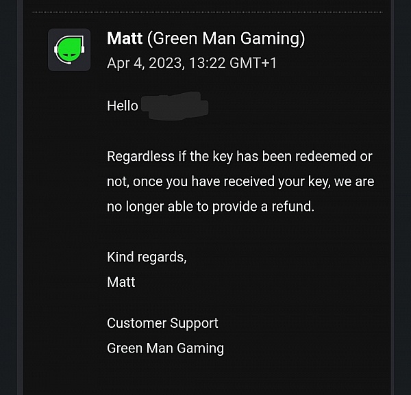 Opiniões sobre Green Man Gaming Ltd