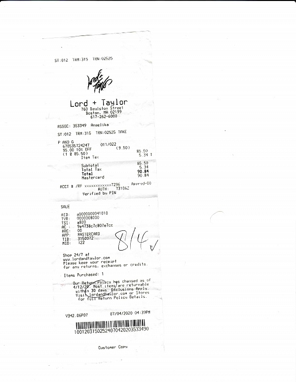 Lord Taylor Reviews 42 Reviews Of Lordandtaylor Com Sitejabber