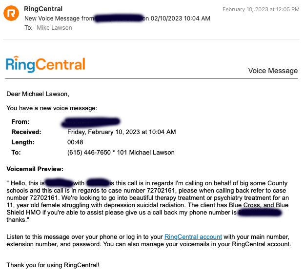 eFax vs Ringcentral