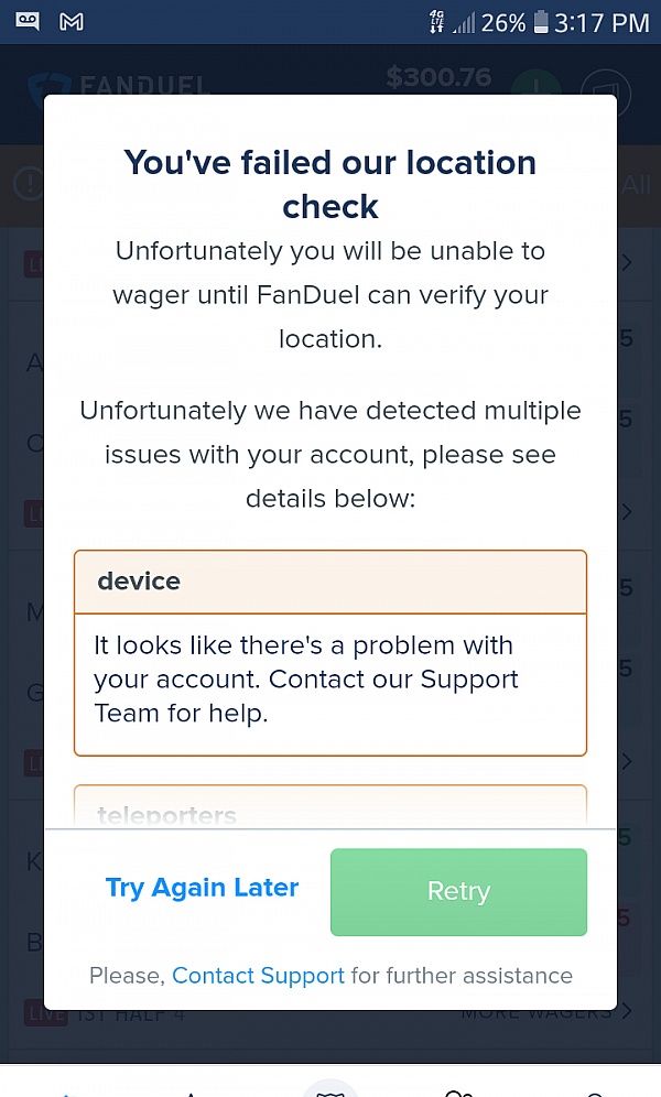 FanDuel Reviews 70 Reviews of Sitejabber