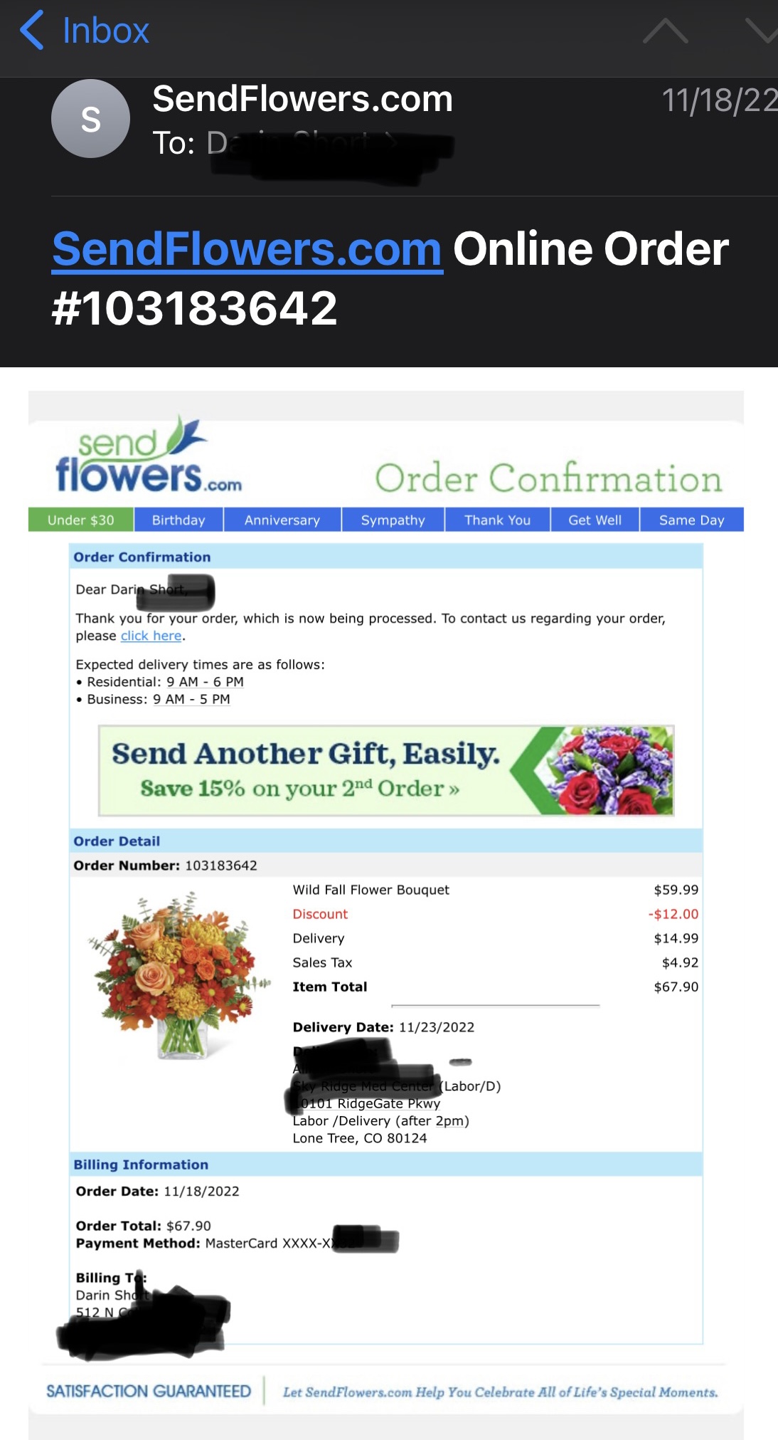 SendFlowers Reviews 1,089 Reviews of Sitejabber