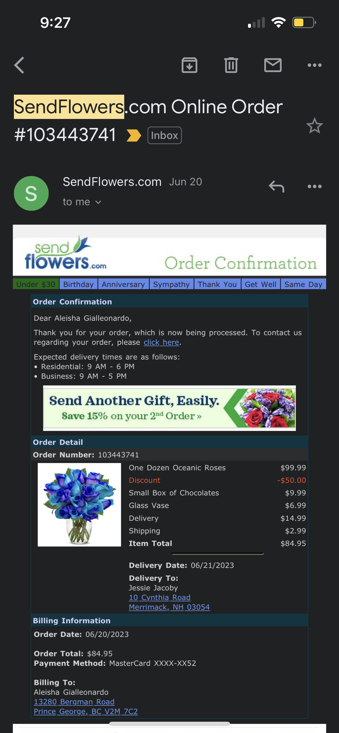 SendFlowers Reviews 1,170 Reviews of Sitejabber