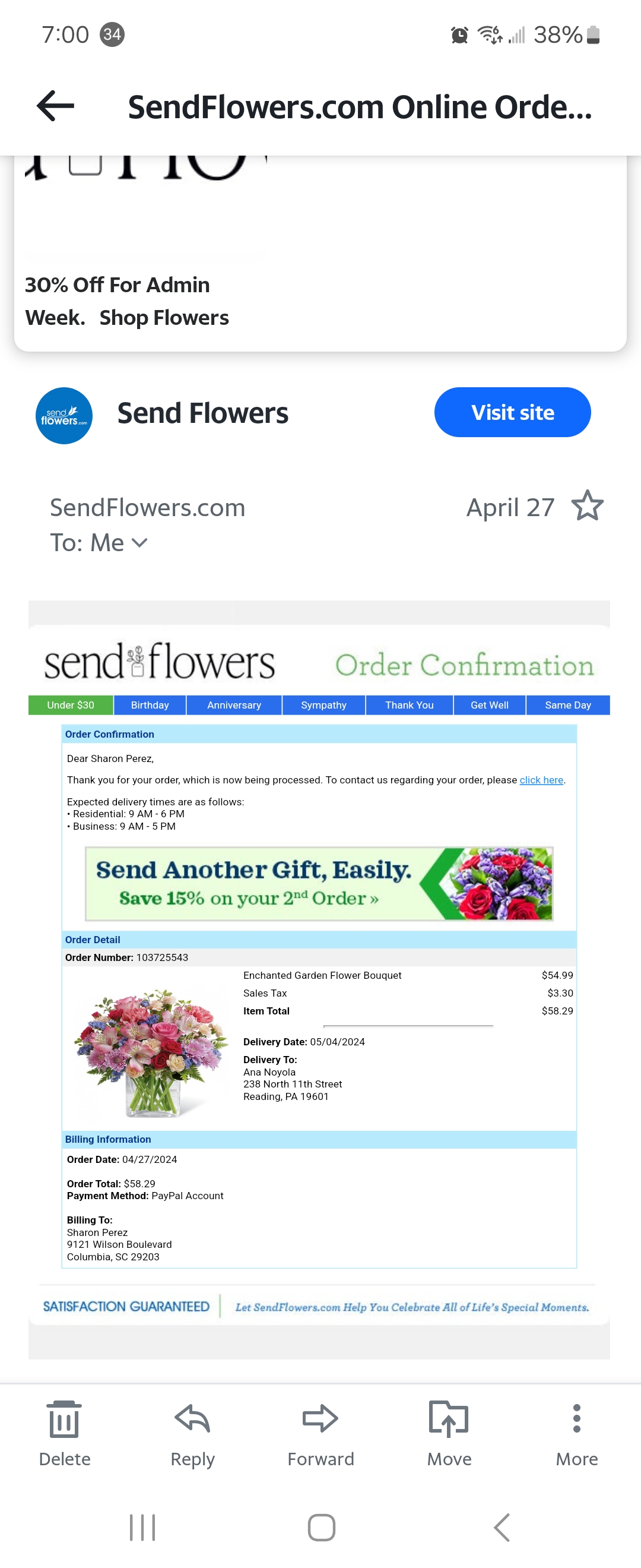 SendFlowers Reviews 1,224 Reviews of Sitejabber