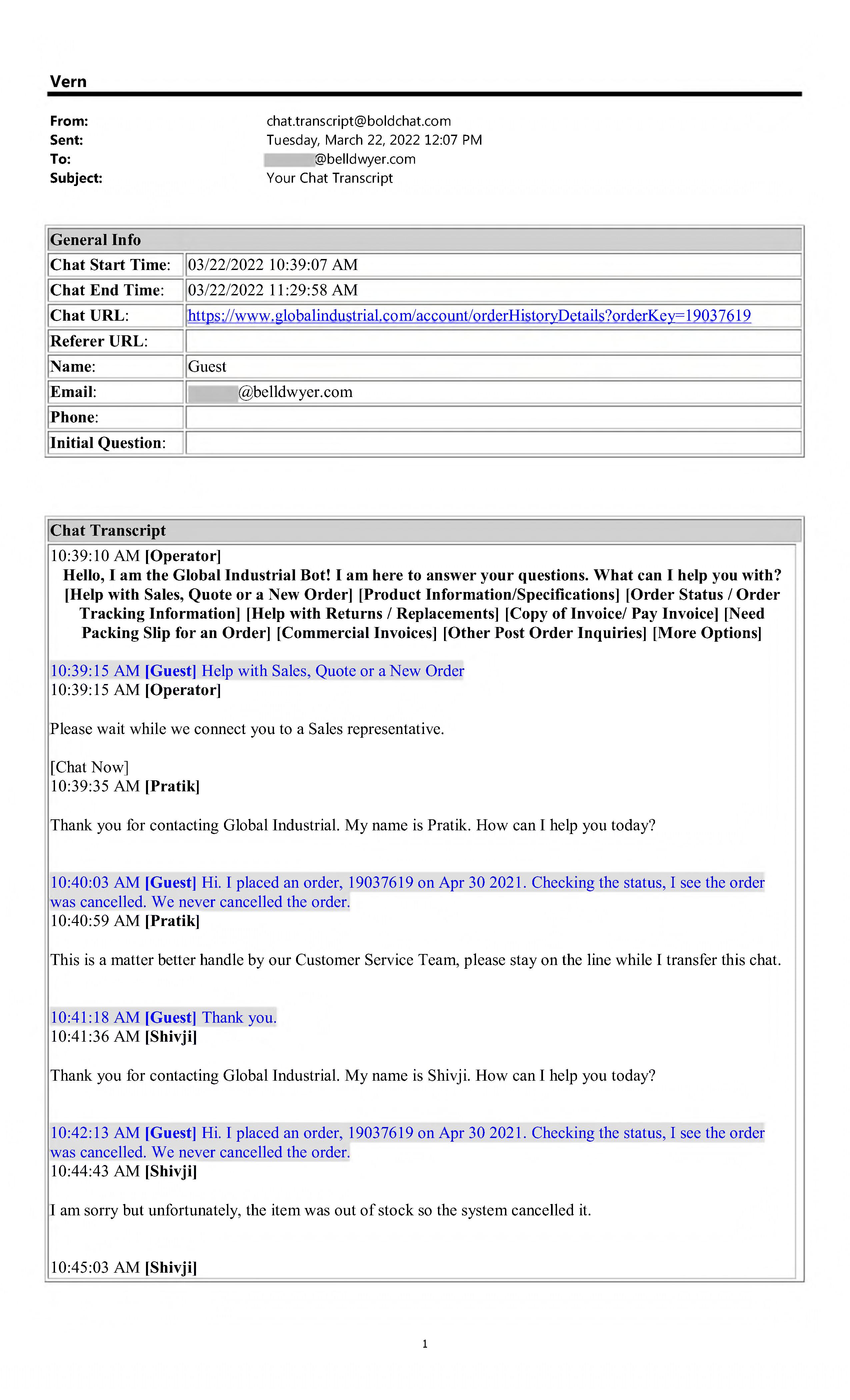 Global Industrial Reviews 138 Reviews of Sitejabber