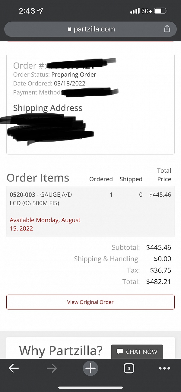 Partzilla Reviews 665 Reviews of Sitejabber