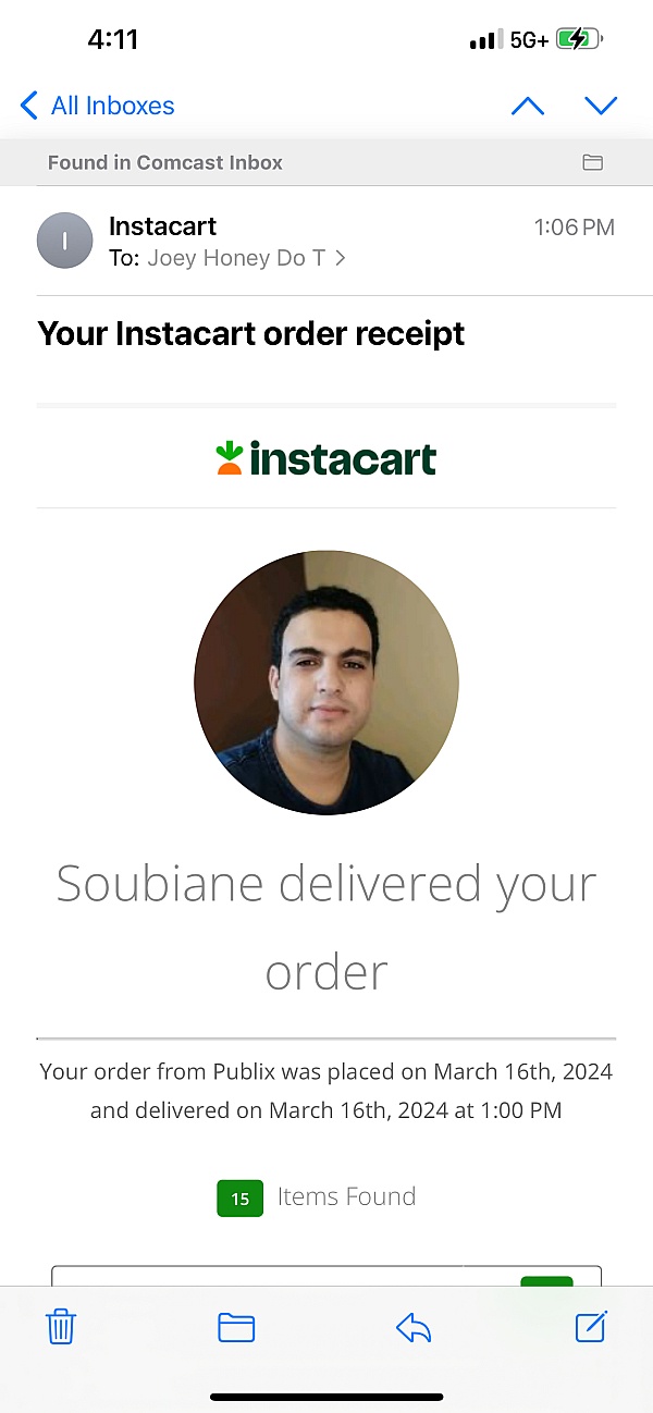 Instacart product 0