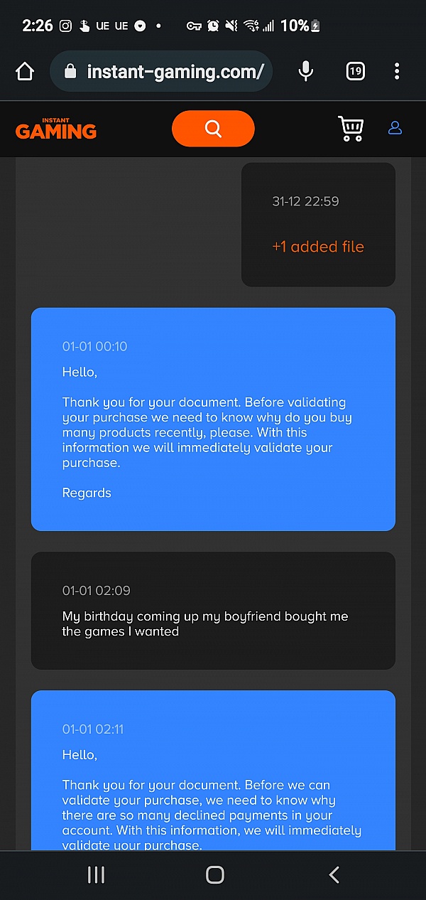 InstantGaming Reviews 493 Reviews of Sitejabber