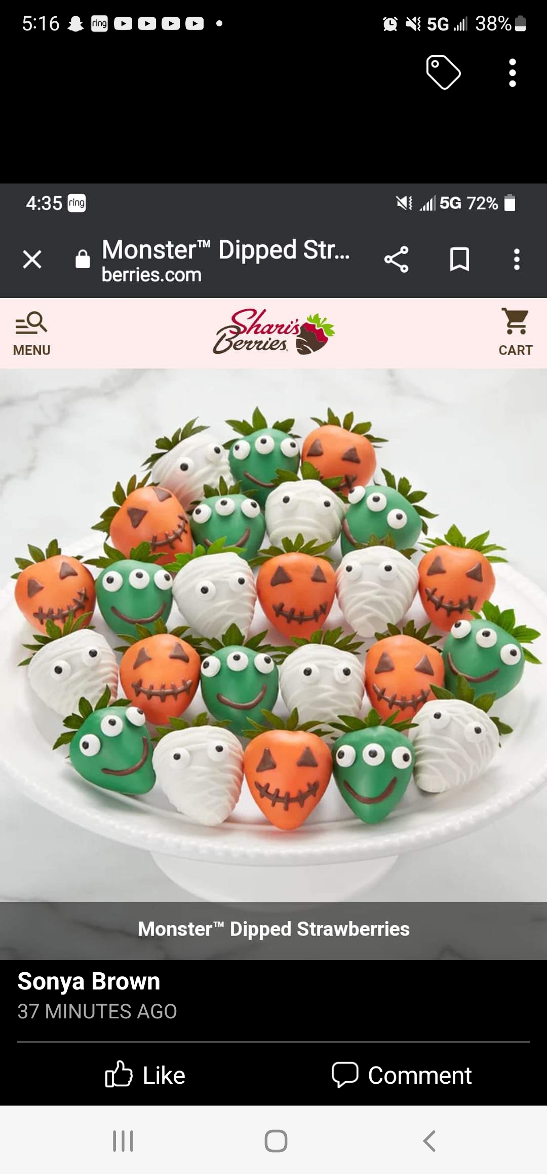 Shari's Berries Reviews 1,939 Reviews of Sitejabber