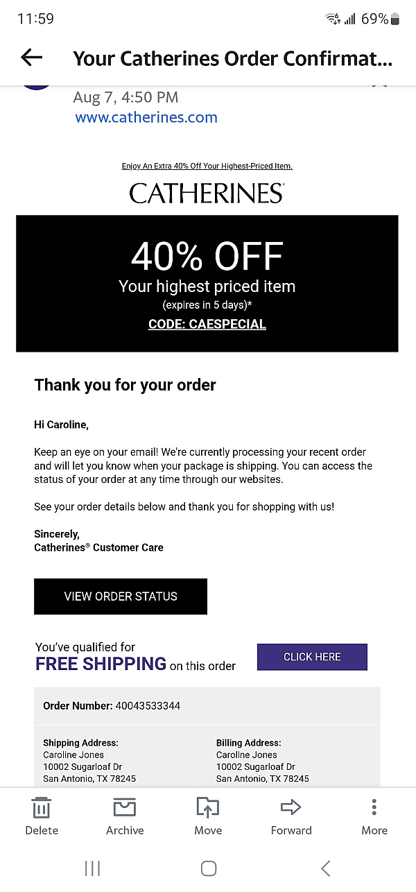 Catherine's product 0