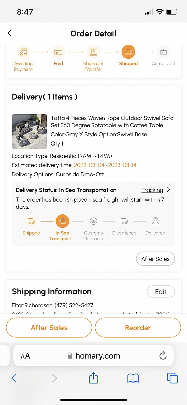 Homary Reviews 165 Reviews of Sitejabber