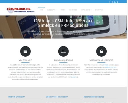website thubmnail of 123unlock.nl