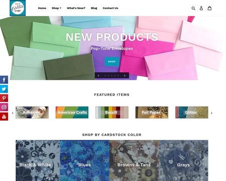 website thubmnail of 12x12 Cardstock Shop