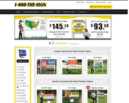 website thubmnail of 1800thesign