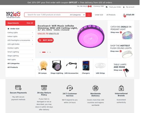 website thubmnail of 192Led