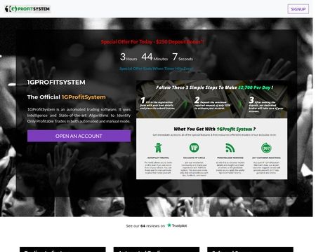 website thubmnail of 1GProfitSystem
