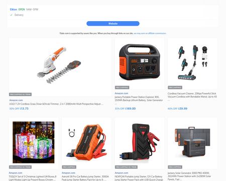website thubmnail of 1Sale