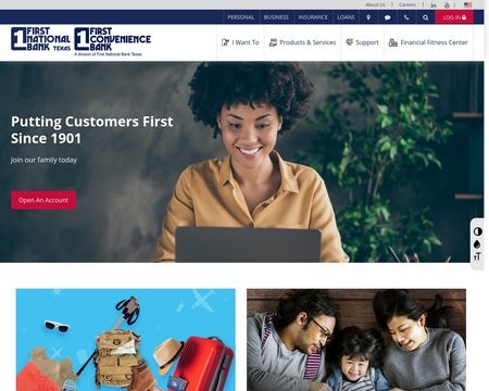 website thubmnail of 1stCB (First Convenience Bank)