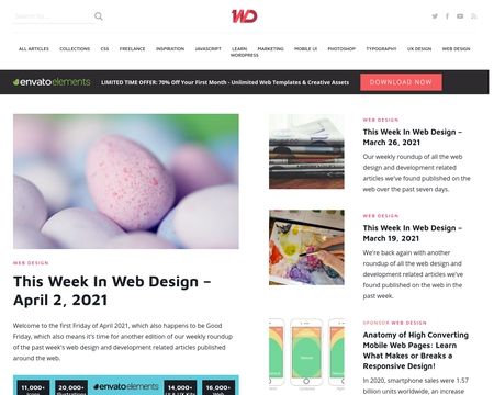 website thubmnail of 1stWebDesigner