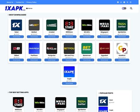website thubmnail of 1xapk