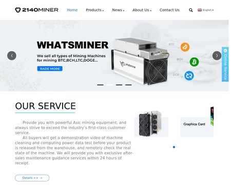 website thubmnail of 2140miner