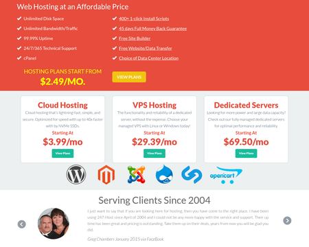 website thubmnail of 247-Host