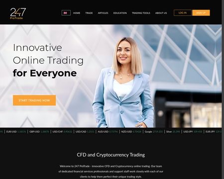 website thubmnail of 247protrade