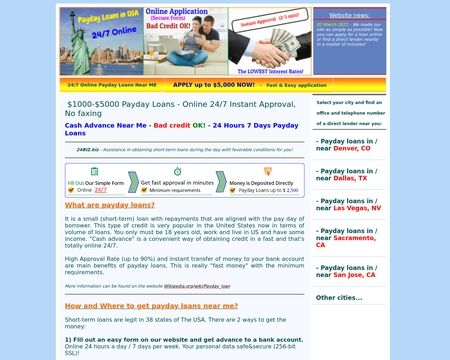 website thubmnail of 24Biz Company