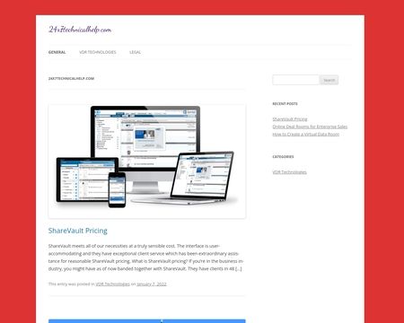 website thubmnail of 24x7technicalhelp.com