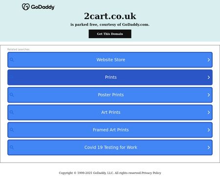 website thubmnail of 2cart.co.uk