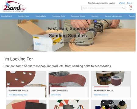 website thubmnail of 2Sand