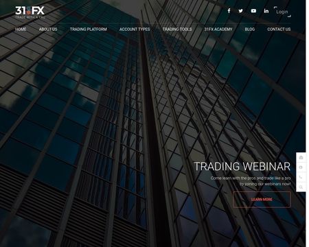 website thubmnail of 31FX