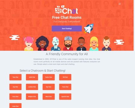 website thubmnail of 321chat