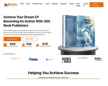 website thubmnail of 360 Book Publishers