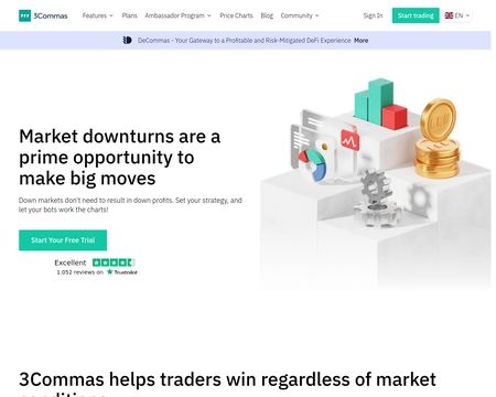 website thubmnail of 3Commas