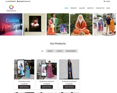 website thubmnail of 3D Miniature
