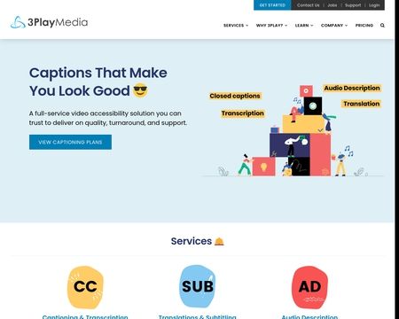 website thubmnail of 3playmedia