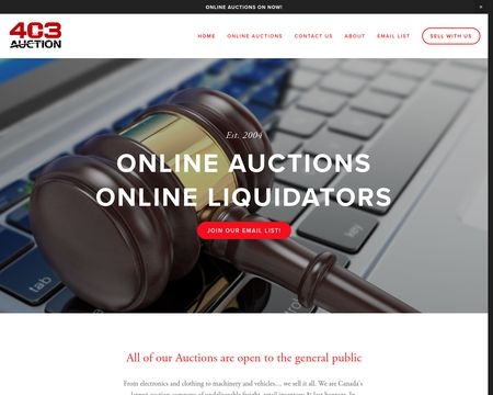 website thubmnail of 403 Auction
