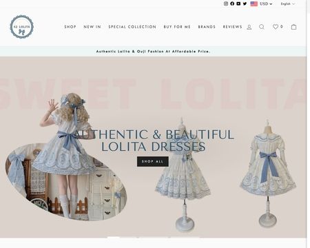 website thubmnail of 42lolita