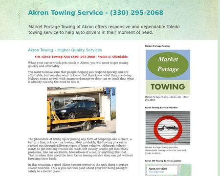 website thubmnail of 44303akrontowingservice.blogspot