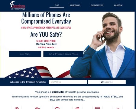 website thubmnail of 4freedommobile