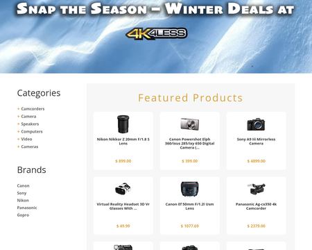 website thubmnail of 4k4less