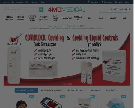 website thubmnail of 4MD Medical
