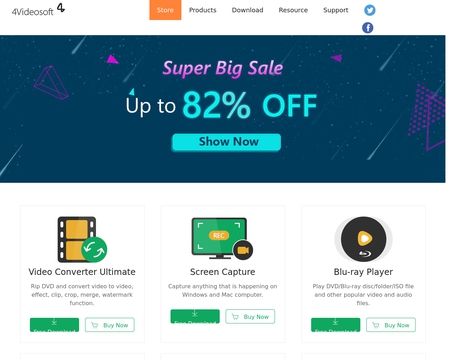 website thubmnail of 4videosoft