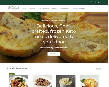 website thubmnail of 518kitchen
