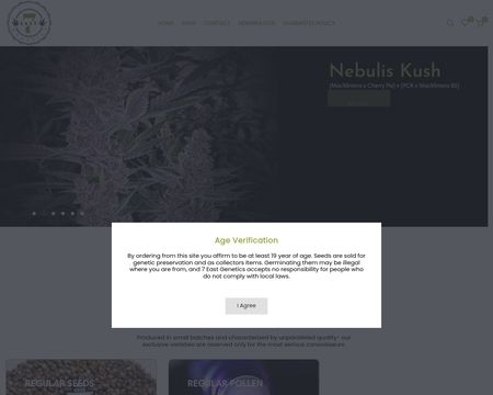 website thubmnail of 7eastgenetics